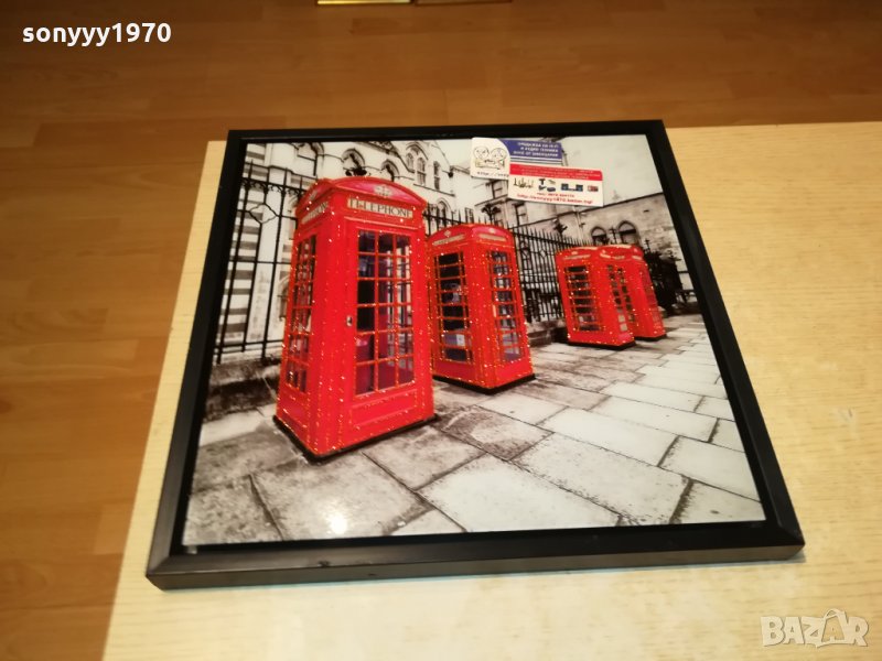 КАРТИНА-ТЕЛЕФОННИ КАБИНИ-ВНОС АНГЛИЯ 2111211856, снимка 1