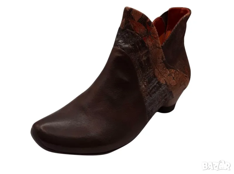 Think -  кожени ежедневни боти / обувки номер 39 1/2, снимка 1