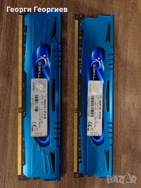 8GB DDR3 G.Skill 2x4GB 1866, XMP, снимка 1