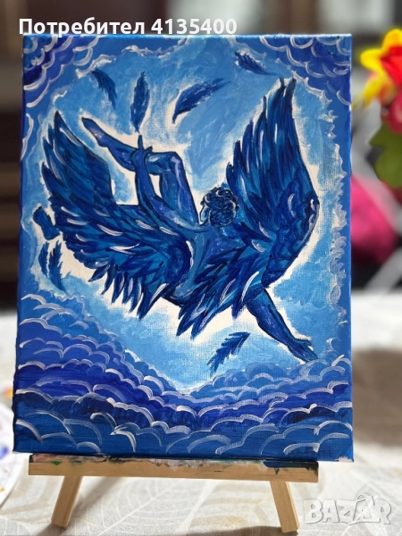 Картина рисувана с акрилни бои, снимка 1