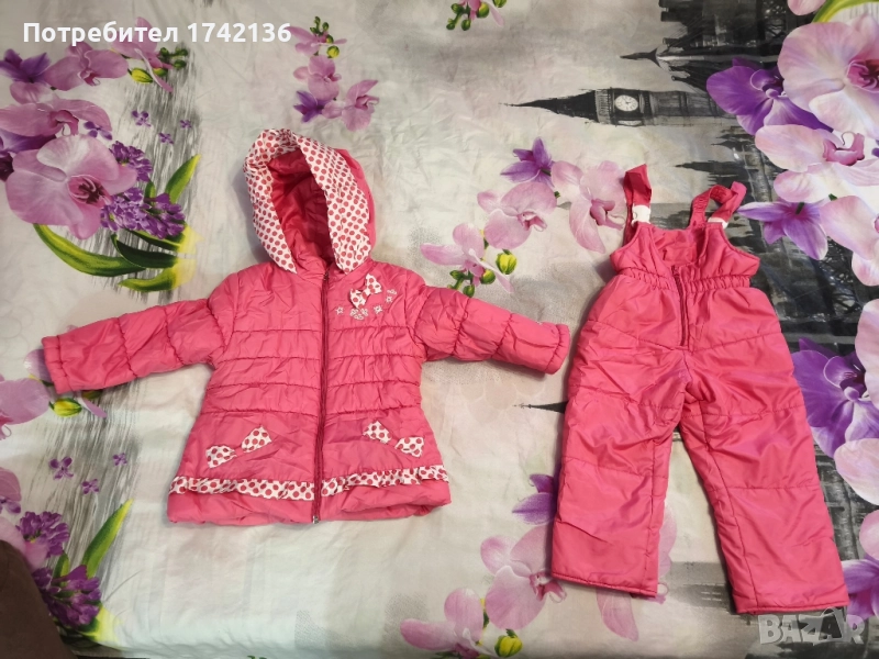 Зимен екип за момиче, снимка 1