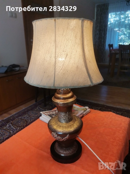 Нощна лампа антика, индийска-20лв, снимка 1