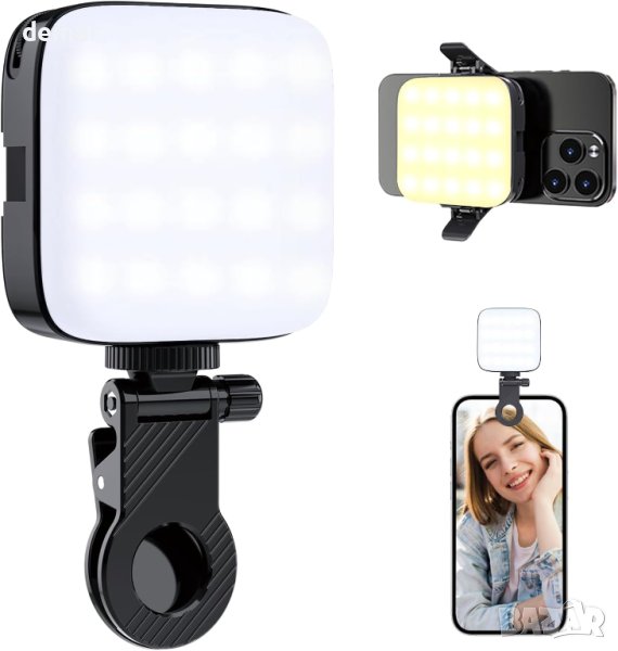  Селфи LED видео светлина за телефони и лаптопи 64 светодиода, 3 светлинни режима, снимка 1