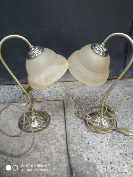 две настолни лампи в стил арт деко, снимка 1