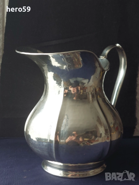 Сребърна кана проба 800,вместимост 2500 мл., снимка 1