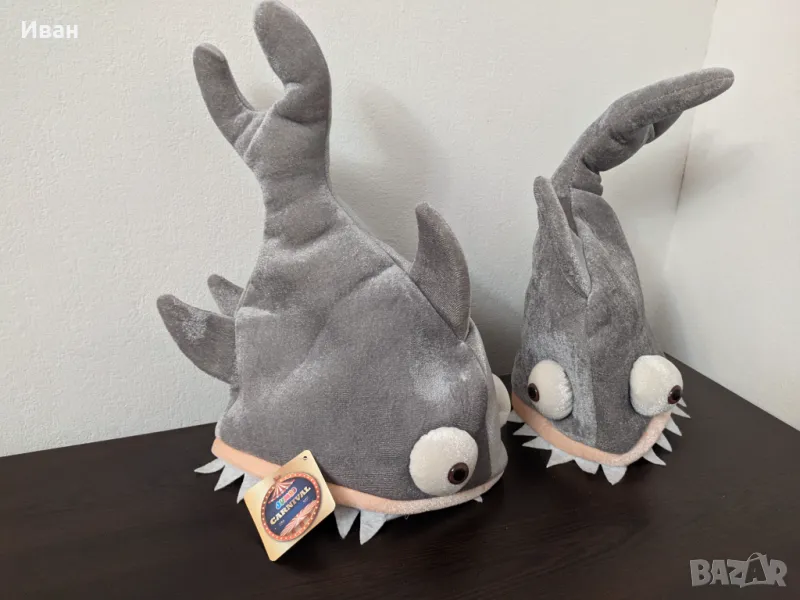 Шапка за Halloween Хелоуин акула, снимка 1