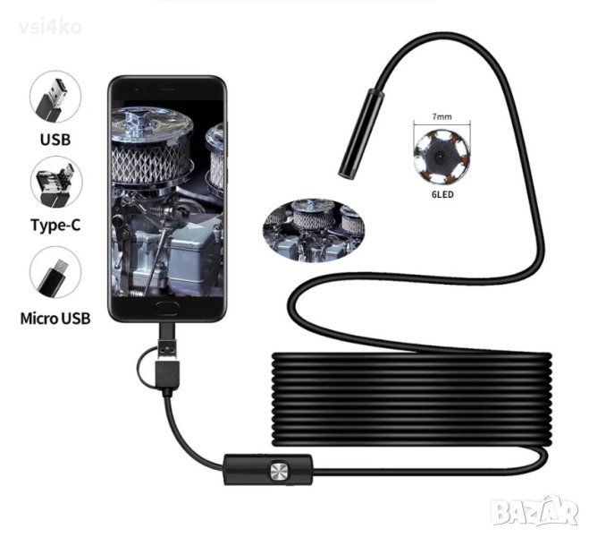 Ендоскоп 3 в 1, снимка 1