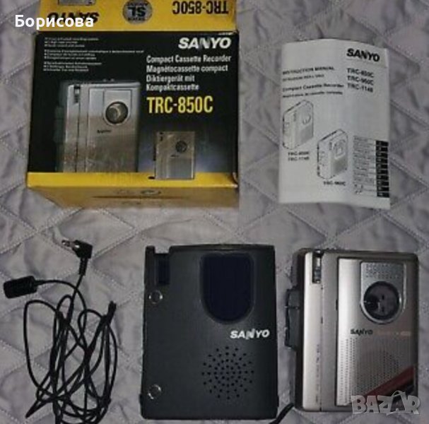 Sanyo TRC-850C стандартен компактен касетофон , снимка 1