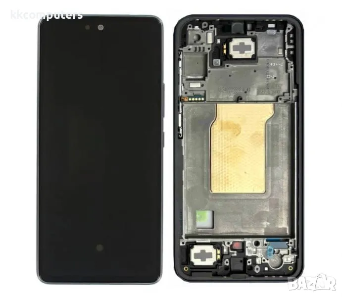 Съвместим OLED Дисплей за Samsung SM-A356 / A35 / 5G 2024 / GH82-34221A / Тъч скрийн + Рамка / Черен, снимка 1