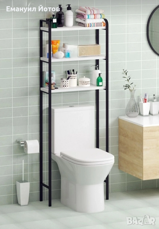 Рафт върху тоалетна чиния , снимка 1