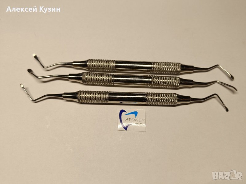 Дентална назъбена пародонтална костна кюрета Професионален инструмент за имплантиране , снимка 1