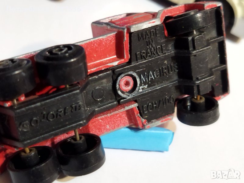Majorette Magirus Truck Red 1/100 France Vintage Toy Car Diecast M306, снимка 1
