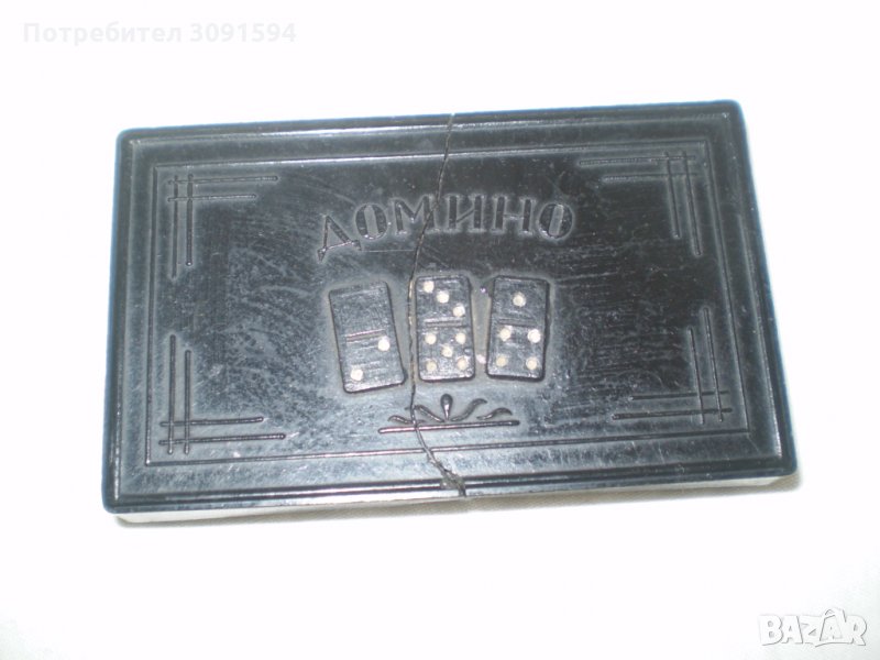 Ретро   домино бакелит комплект за игра , снимка 1
