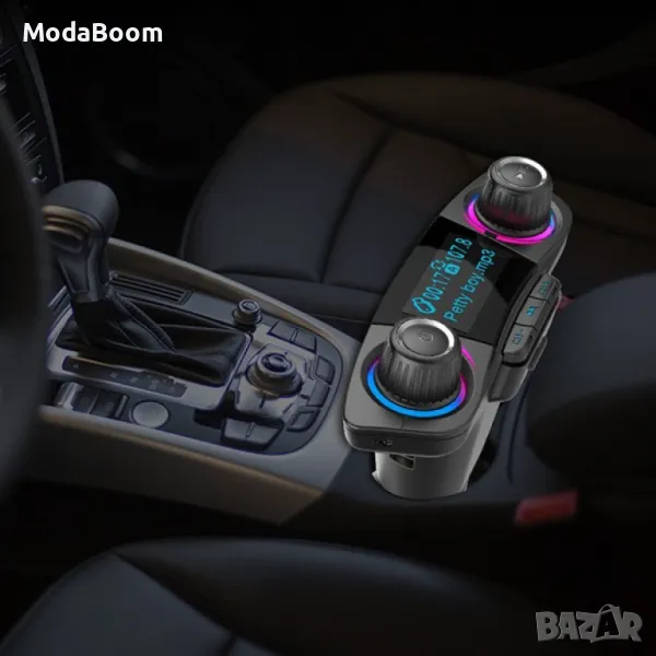 Мултифункционален MP3 плеър за кола с вграден Bluetooth BC39, снимка 1