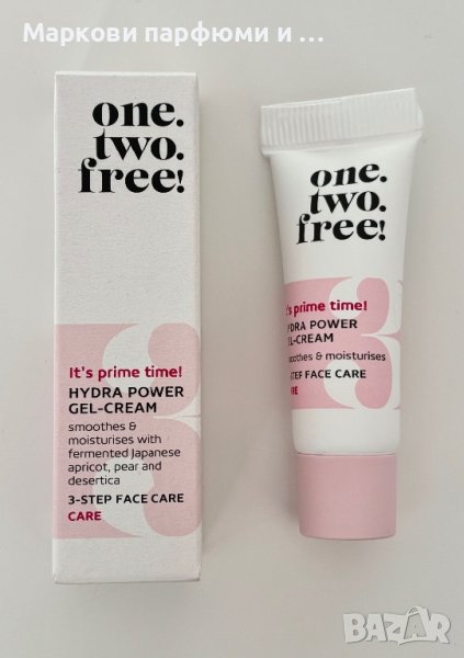 ONE.TWO.FREE! HYDRA POWER GEL-CREAM 24 - ЧАСОВ КРЕМ, мостра - 5 мл!, снимка 1