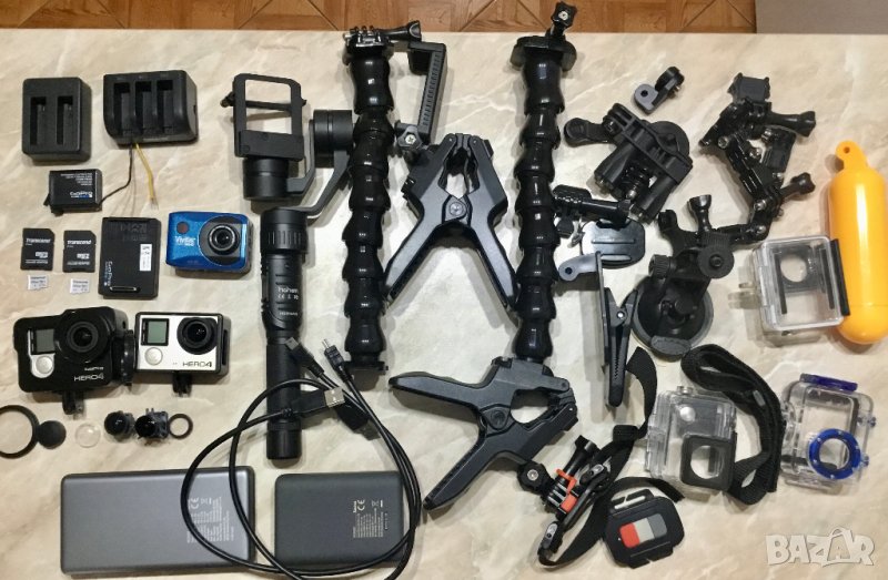 GoPro Hero 4 Black x2 + 100 екстри ;), снимка 1