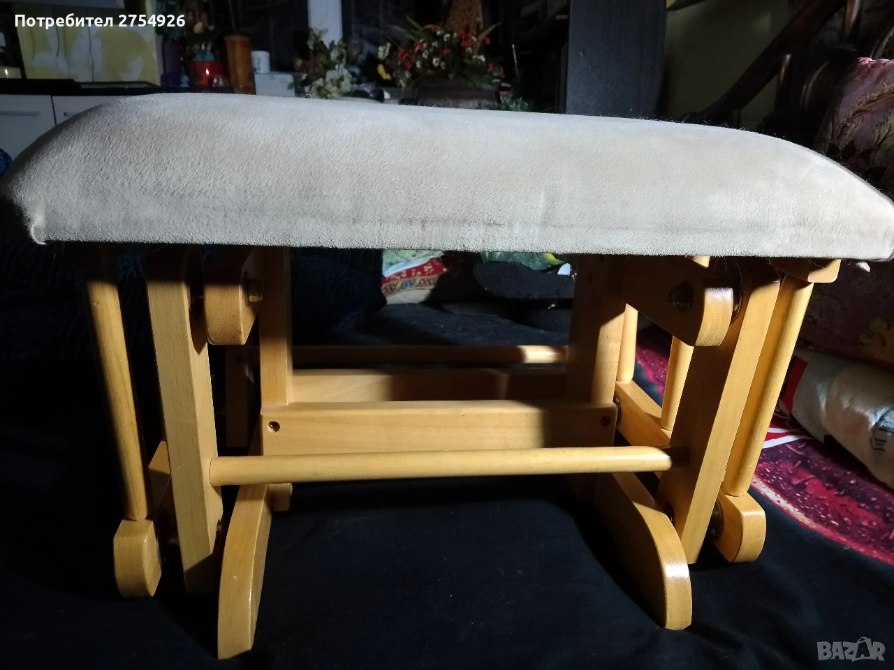 Нова люлееща табуретка , снимка 1