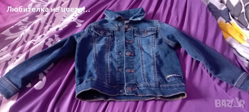 лот от две дънкови якета 4-5 г,104-110 р-р общо 30 лв, снимка 1