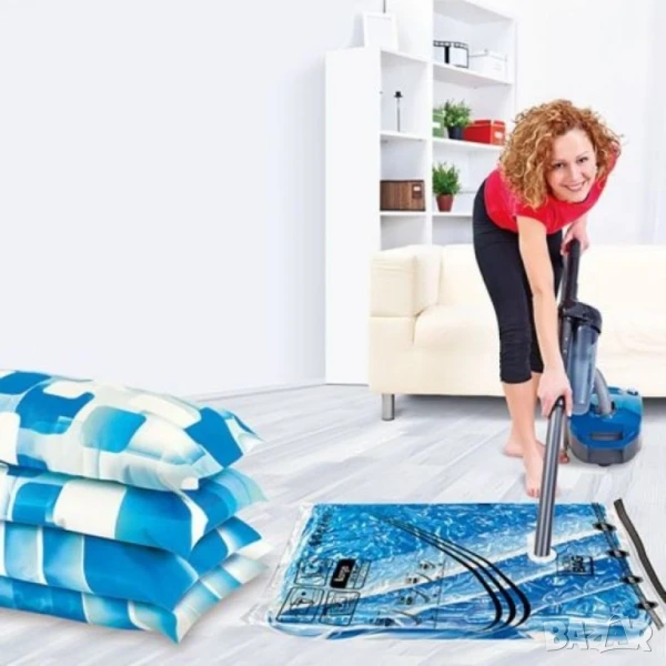 Вакуумиращи пликове за съхранение на дрехи и аксесоари, снимка 1