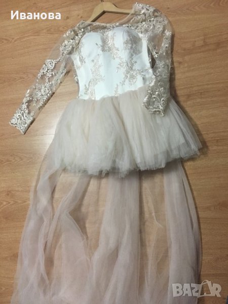 Промоция! 2 бр рокли - Бална рокля + чанта и обувки + рокля за изпращане, снимка 1