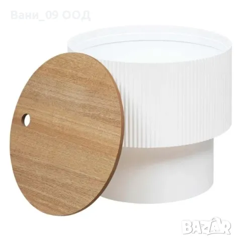 Помощна масичка с място за съхранение 