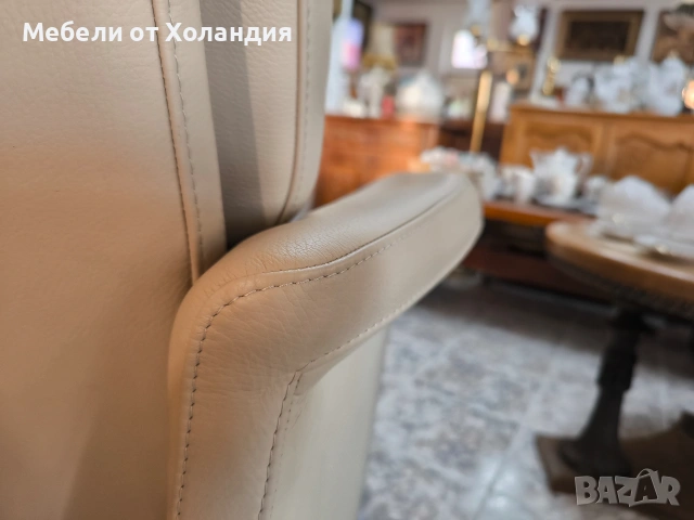 Диван двойка и фотьойл от естествена кожа, снимка 13 - Дивани и мека мебел - 53073013