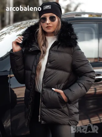 NORDKOLL Дамско зимно яке с качулка, 3цвята , снимка 7 - Якета - 48264585