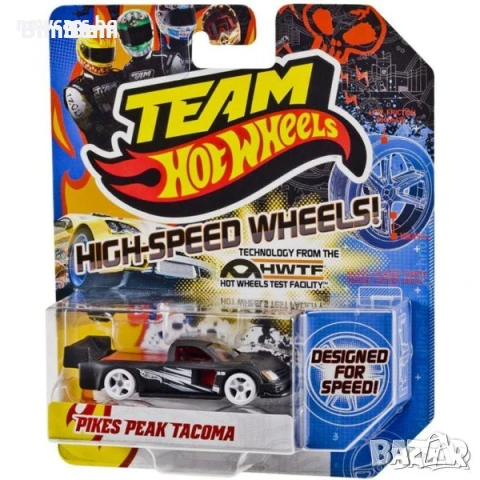 Колекционерска количка PIKES PEAK TACOMA Team Hot Wheels