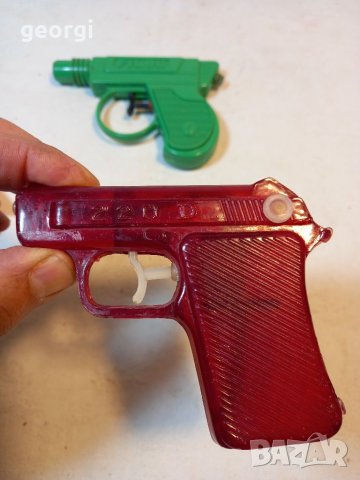 Стара играчка от соца воден пистолет   4/3, снимка 4 - Колекции - 39885957