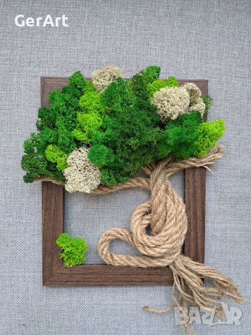 Арт пано "Дървото на живота" от скандинавски мъх, снимка 6 - Декорация за дома - 37545004