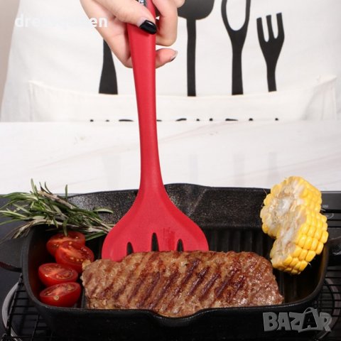 1748 прибори за готвене и сервиране от силикон, 10 бр., снимка 5 - Прибори за хранене, готвене и сервиране - 37273133