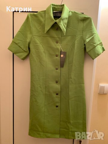 Зелена рокля, снимка 1 - Рокли - 32250906