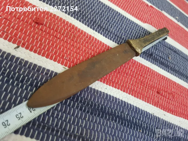 Стара кама нож, снимка 4 - Антикварни и старинни предмети - 48719449