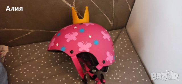 Детска каска за принцеси, с коронка, снимка 2 - Детски велосипеди, триколки и коли - 51624486