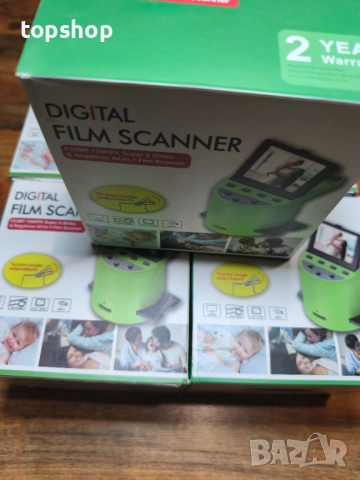 Нов, WIFI скенер за диапозитиви и негативи  с 3,5-инчов LCD дисплей и проложение за андроид и айфон, снимка 10 - Друга електроника - 52807203