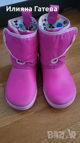 Апрески боти ботуши за момиче Crocs размер 33-34,21 см стелка, снимка 6 - Детски боти и ботуши - 52475667