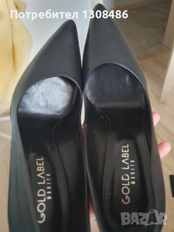 Официални черни обувки 37 номер, снимка 2 - Дамски елегантни обувки - 43240839