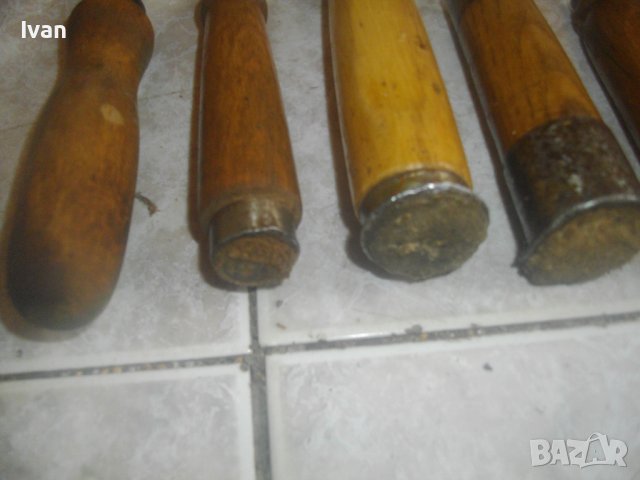 12 броя Ръчно Дърводелско Длето За Стружуване на Струг/Ръчна Дърворезба-Старо Качество-Масивни-Профи, снимка 18 - Други инструменти - 43451191