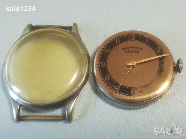 Часовник Chronometer ANCRE. Vintage watch. Швейцарски механизъм. Military watch. Военен. Мъжки , снимка 5 - Мъжки - 40588080