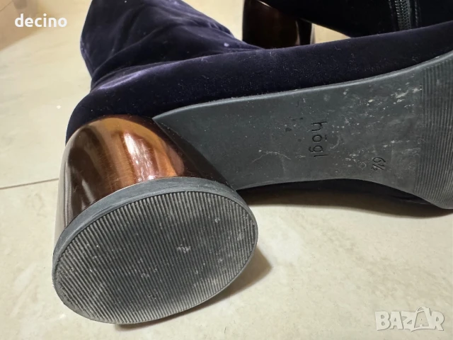 Дамски боти на ток Hogl 39 номер, снимка 3 - Дамски боти - 50463039