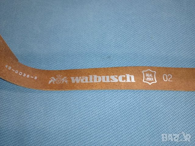 Walbusch шарен колан естествена кожа, снимка 4 - Колани - 34683584