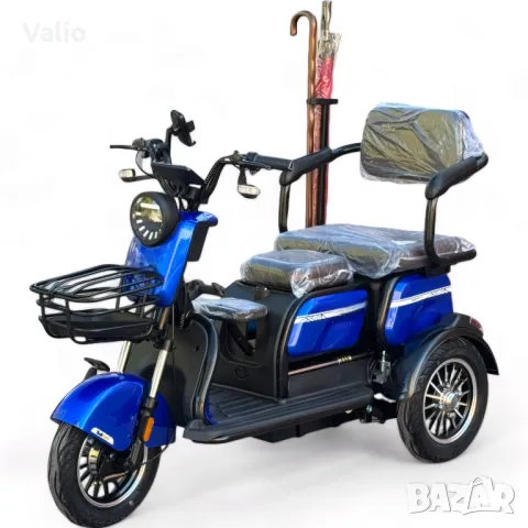 Електрическа триколка за 2+1 150]W,60V, снимка 5 - Мотоциклети и мототехника - 48352051