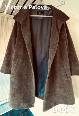 Модерно скъпо палто алпака SAINT JACQUES , снимка 13 - Палта, манта - 48585148