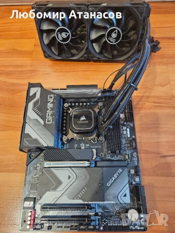Дъно Gigabyte Z790 Gaming X AX, процесор I9 13900K и водно охлаждане, снимка 2 - Процесори - 52788337