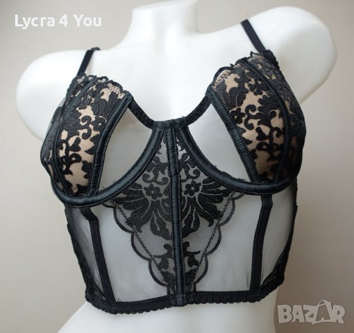 80В/С (М размер) късо корсетно бюстие/топ, снимка 6 - Корсети, бюстиета, топове - 43265745