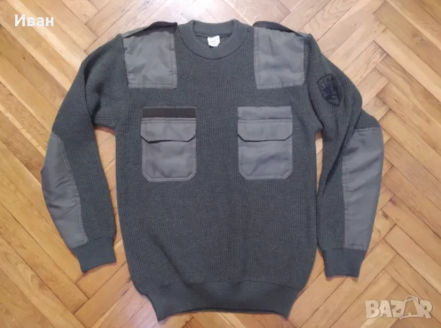 Нов военен Български пуловер с размер 100-182