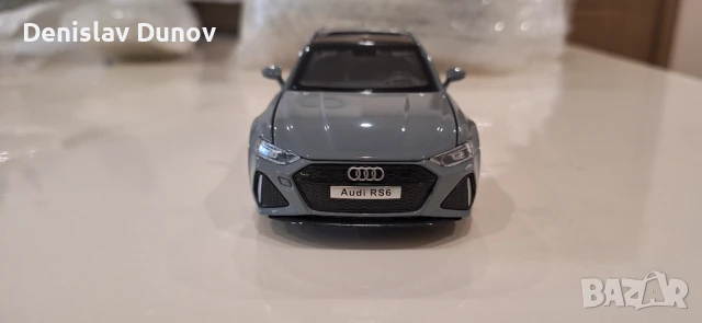 Ауди Audi RS6 1:32 отваряеми врати, капак, светещи фарове и стопове, снимка 4 - Коли, камиони, мотори, писти - 51210470