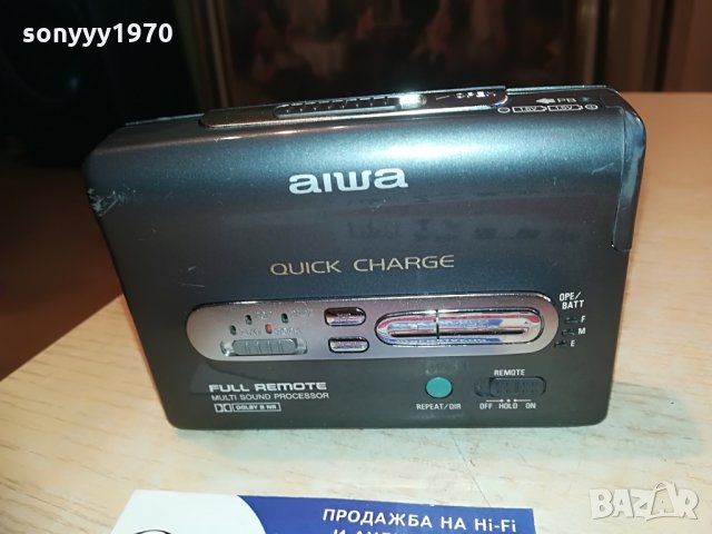 ПОРЪЧАН-aiwa hs-px547-walkman-mettal, снимка 12 - MP3 и MP4 плеъри - 28436211