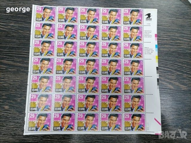 Лот 35 броя пощенски марки марка - Елвис Пресли 1993 от САЩ