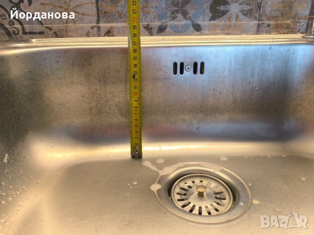 Мивка със смесител и сифон, снимка 4 - Мивки - 52683494
